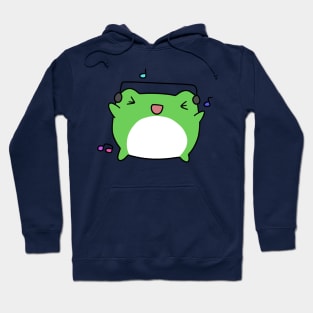 Dancing Headphones Frog Hoodie